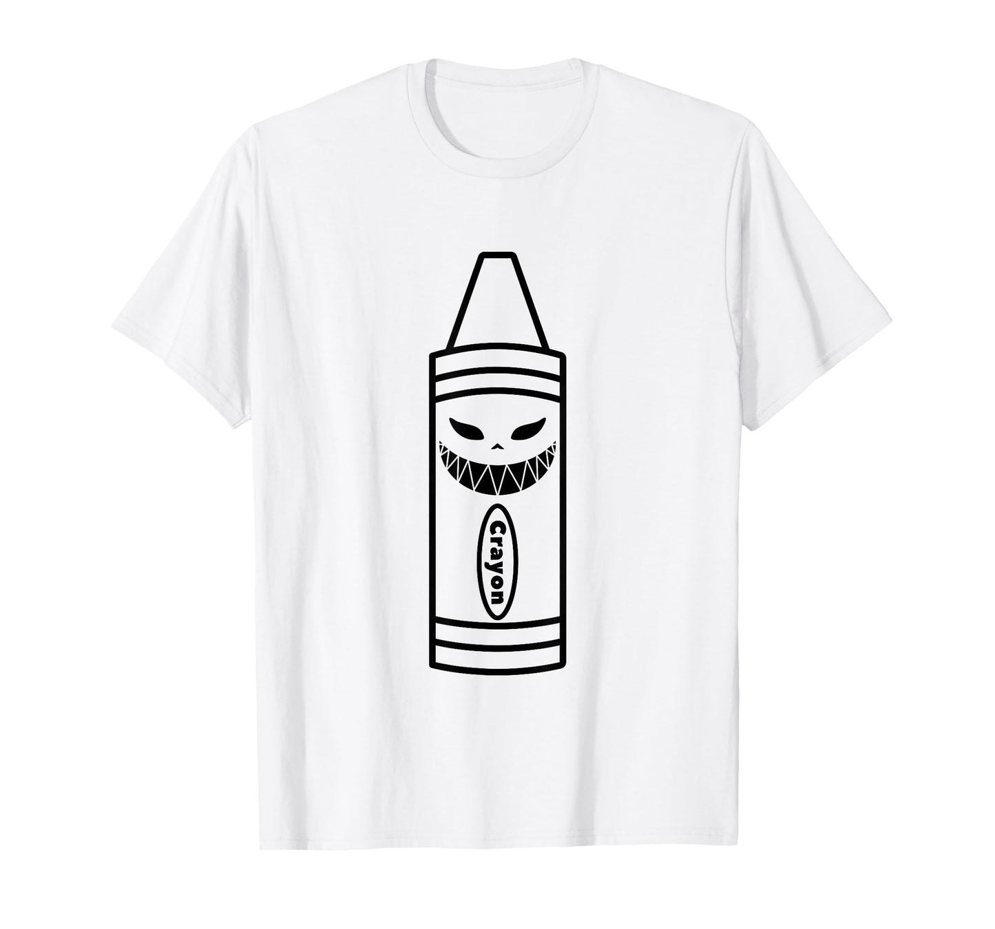 Scary Crayon Box Halloween Easy Costume Couples Adults Kids T-Shirt