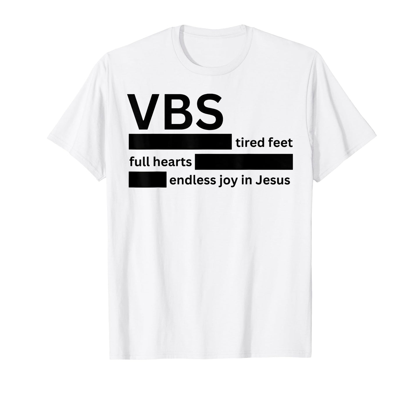 VBS Tired Feet Full Hearts Endless Joy in Jesus VBS 2024 T-Shirt