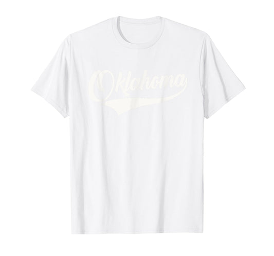 Oklahoma Name Vintage Retro Gift Men Women Boy Girl T-Shirt