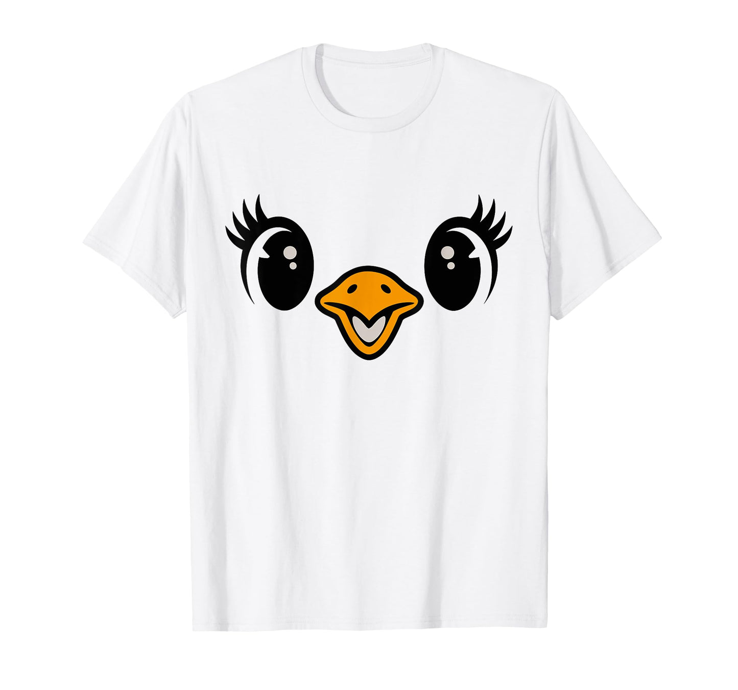 Halloween Chick Face Tshirt Costume Kids Cute Baby Chicken T-Shirt