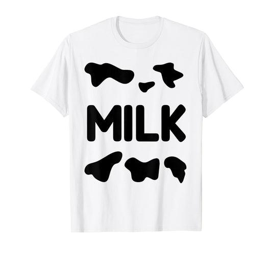 Funny Dairy Milk Carton Easy Costume T-Shirt