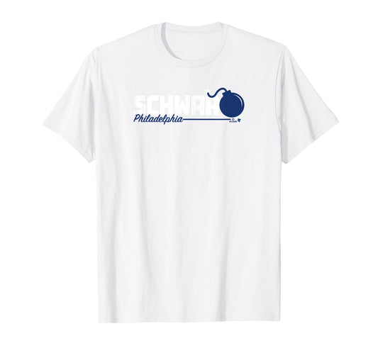 BreakingT Kyle Schwarber - Schwarbomb Logo - Philadelphia Baseball T-Shirt