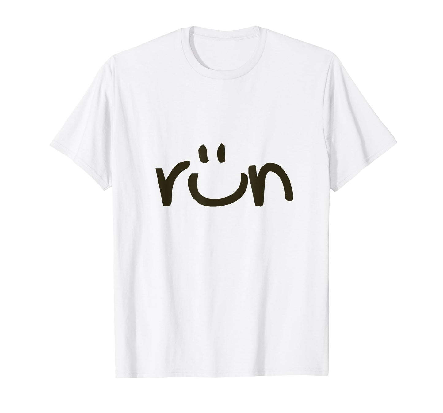 RUN SMILE T-SHIRT Love Running Tee Jogging Tee