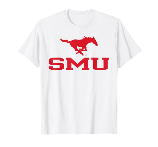 SMU Mustangs Sportsmanship White Officially Licensed T-Shirt