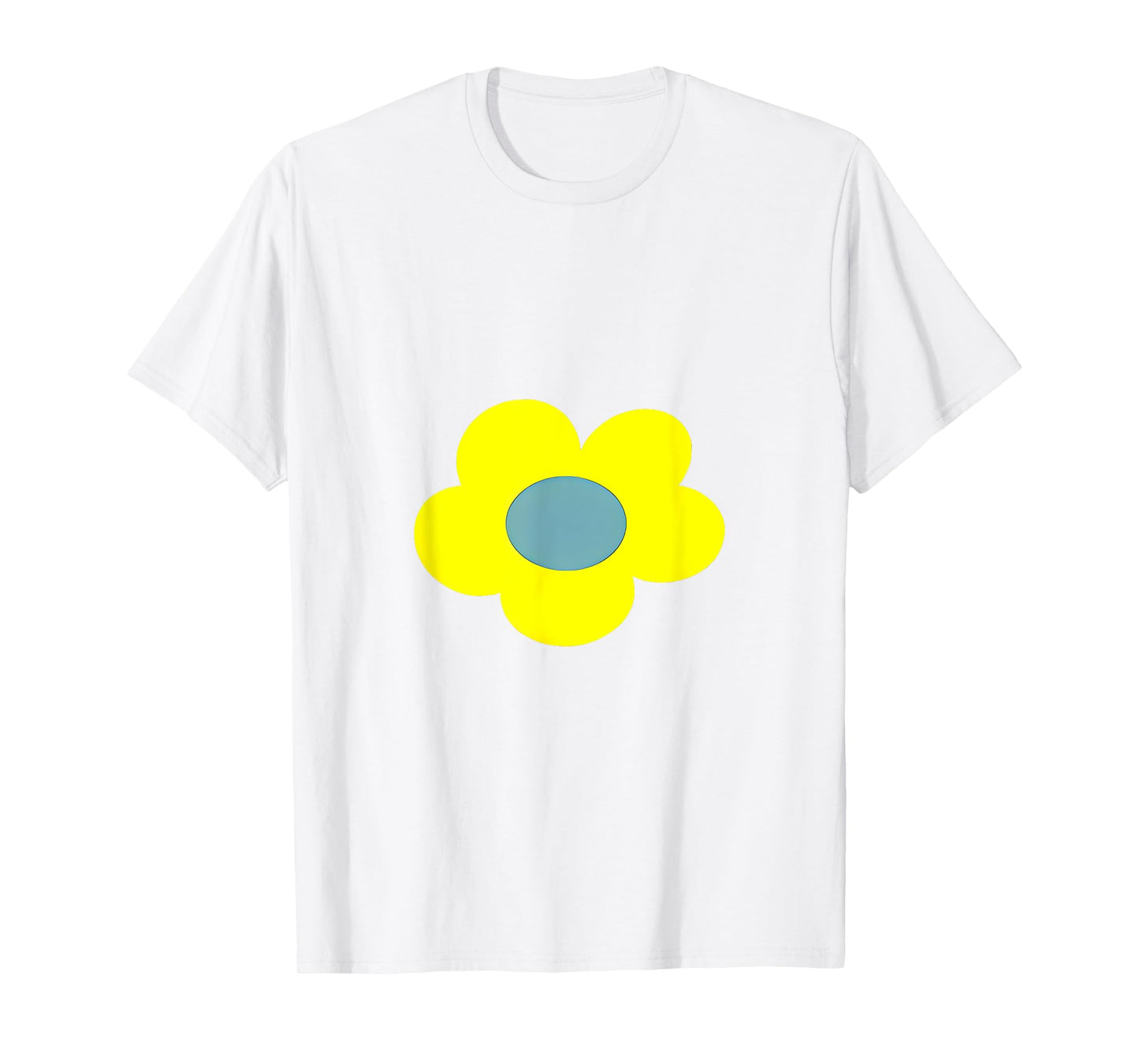 Grim Reaper Mandy Yellow Flower Pink T-Shirt