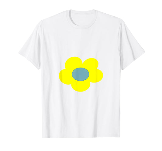 Grim Reaper Mandy Yellow Flower Pink T-Shirt