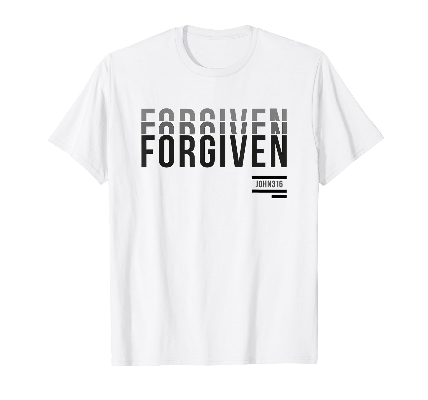 Forgiven Christian Graphic Shirt | Baptism Tshirt