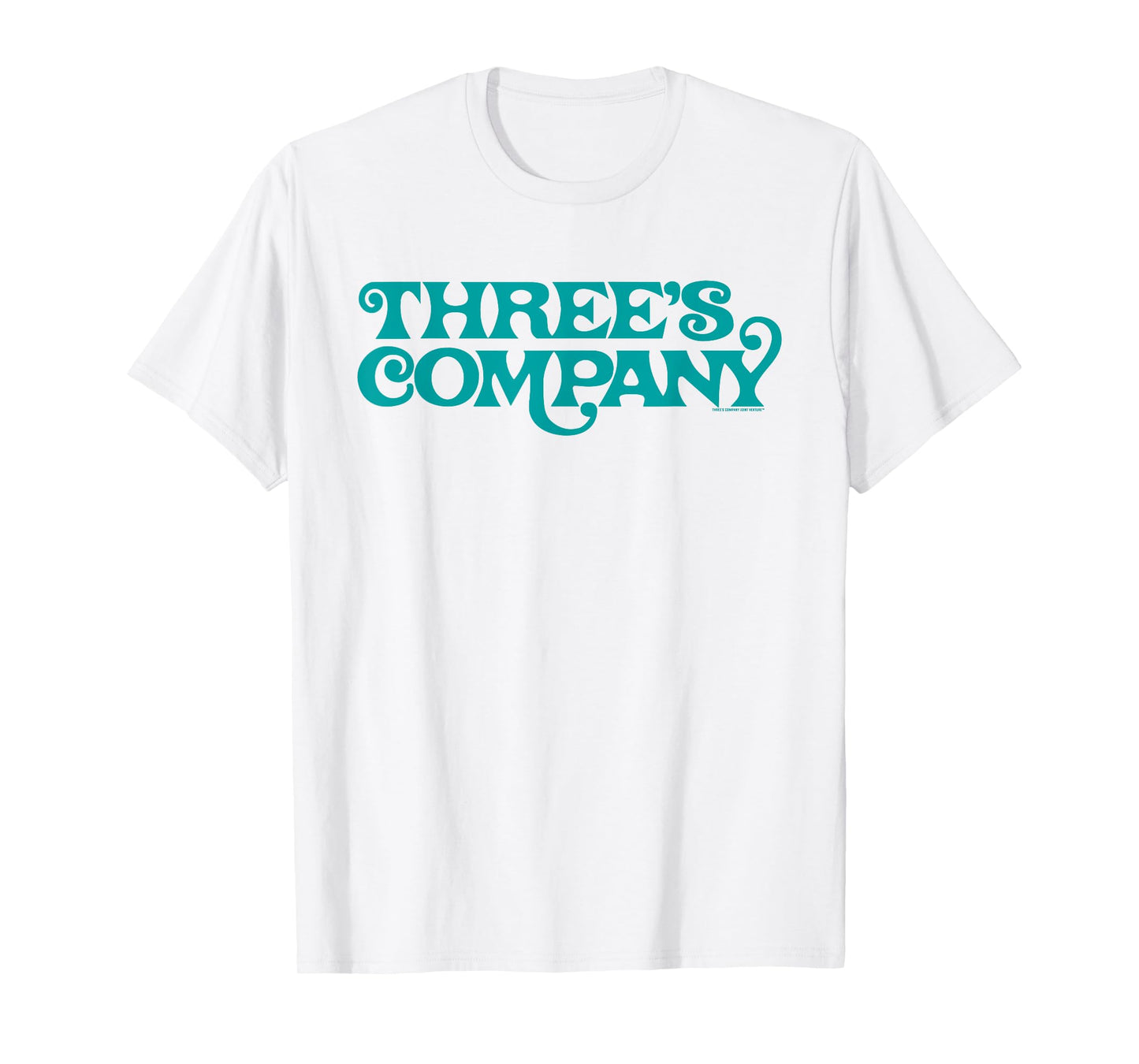 Three's Company Retro Sitcom Show Logo T-Shirt