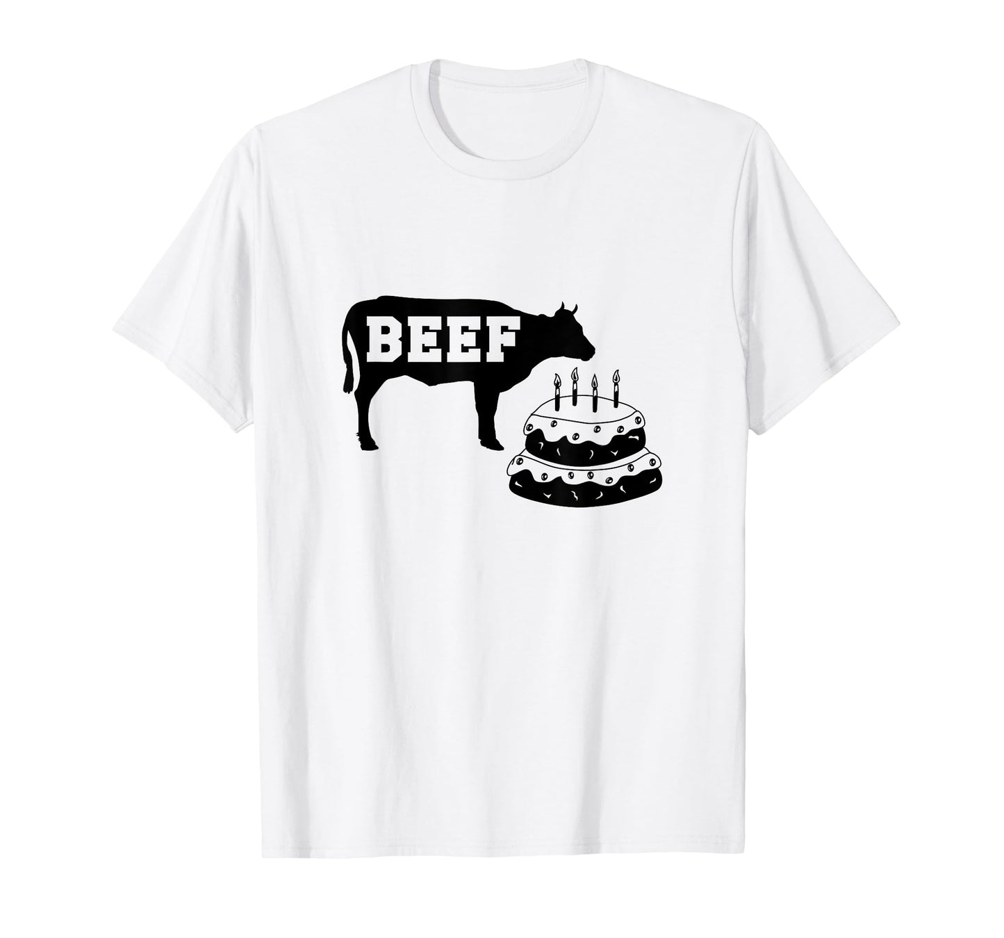 Beef Cake T-Shirt funny saying gym workout weightlifting T-Shirt