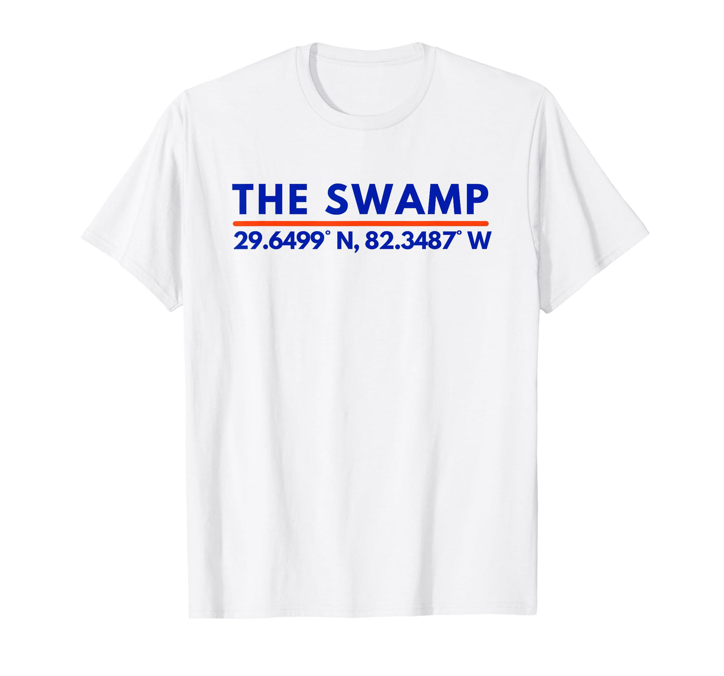 Florida FL Fans The Swamp Latitude and Longitude T-Shirt