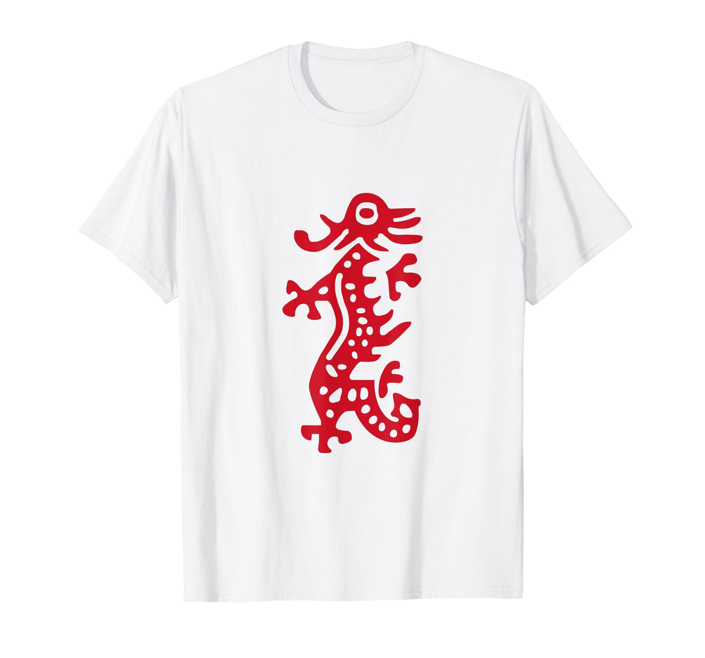 Chinese Mah Jong Red Dragon Tile Mahjong Costume T-Shirt