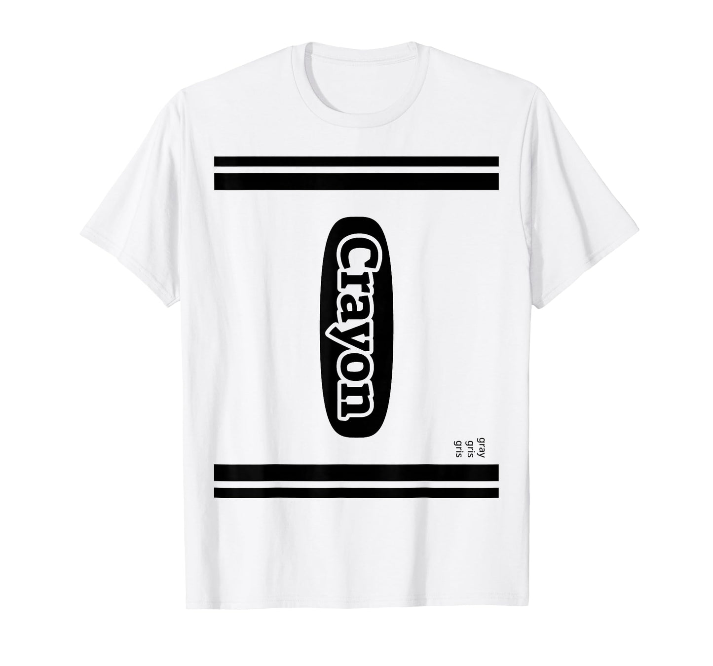 Crayon Gray Group Costume T-Shirt