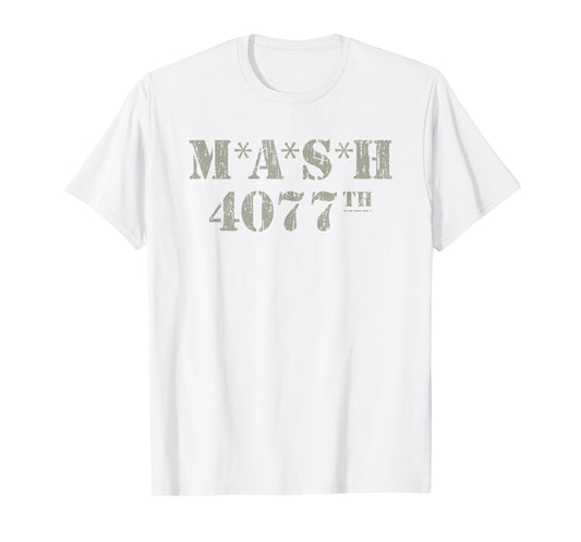 4077 Retro Army Military Vintage T-Shirt