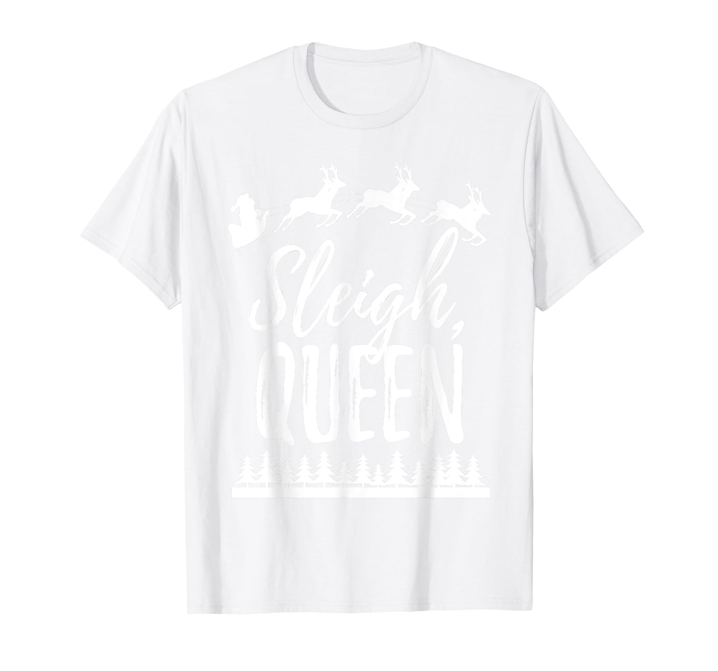 Cute Christmas SLEIGH QUEEN LGBTQ Pride Gift T-Shirt T-Shirt