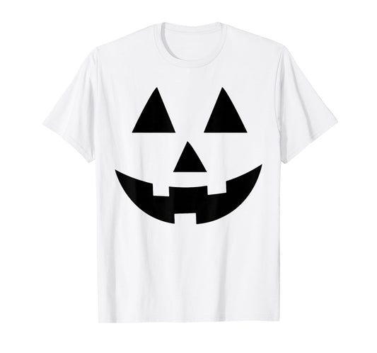 Halloween Jack-O-Lantern Pumpkin Face Mens Womens T-Shirt