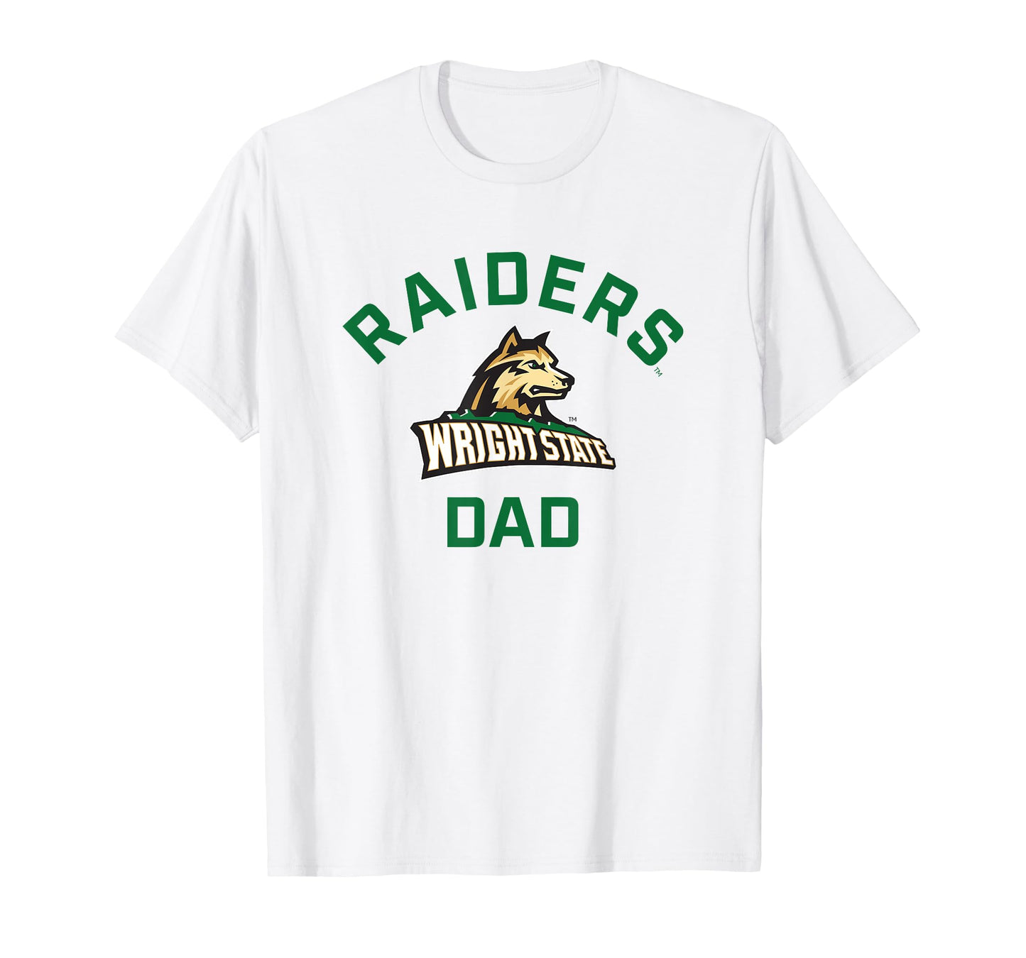 Wright State University WSU Raiders Arched Dad T-Shirt
