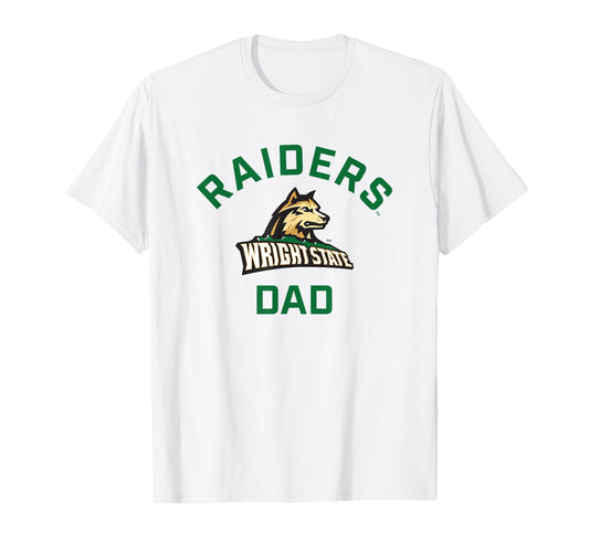 Wright State University WSU Raiders Arched Dad T-Shirt
