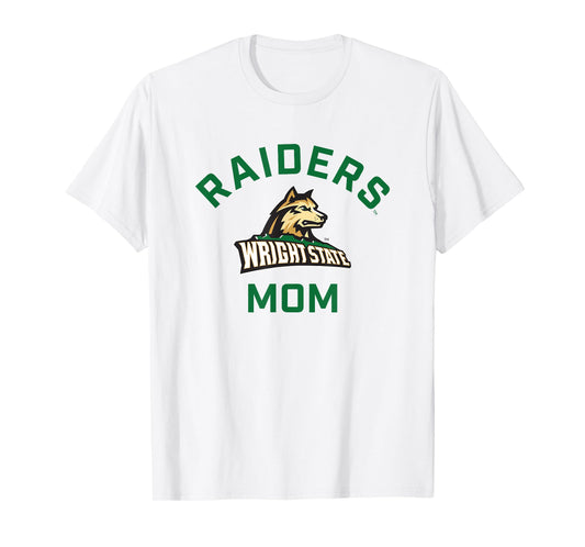 Wright State University WSU Raiders Arched Mom T-Shirt