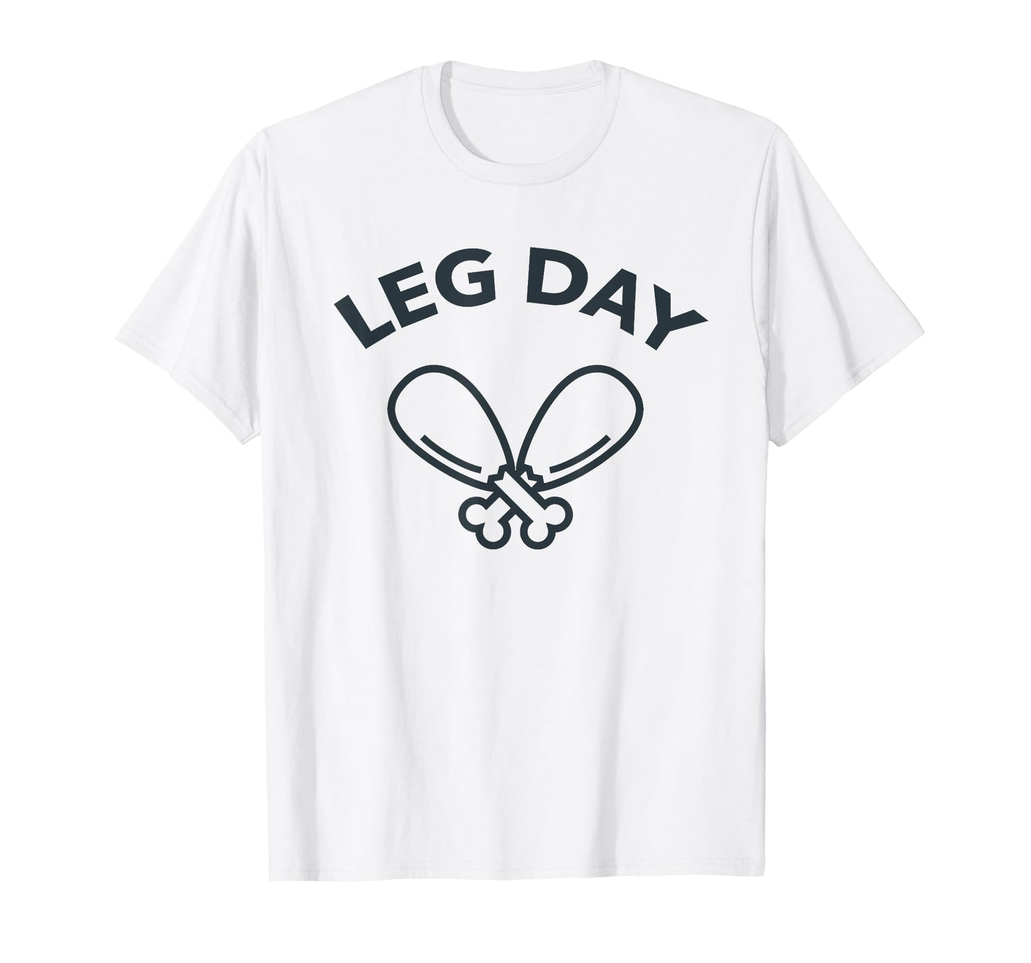 Funny Turkey Gym Workout Thanksgiving Leg Day T-Shirt