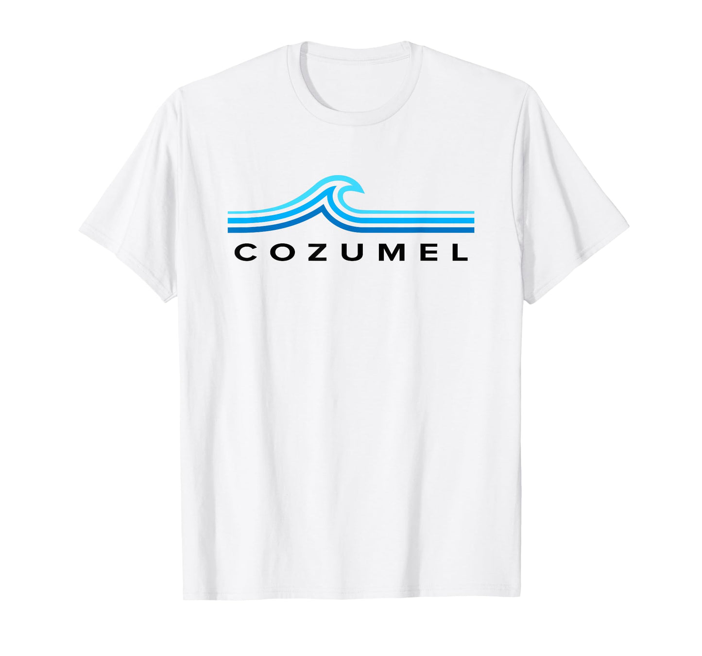 Cozumel Mexico Waves Vintage Mens Womens Girls Boys Souvenir T-Shirt