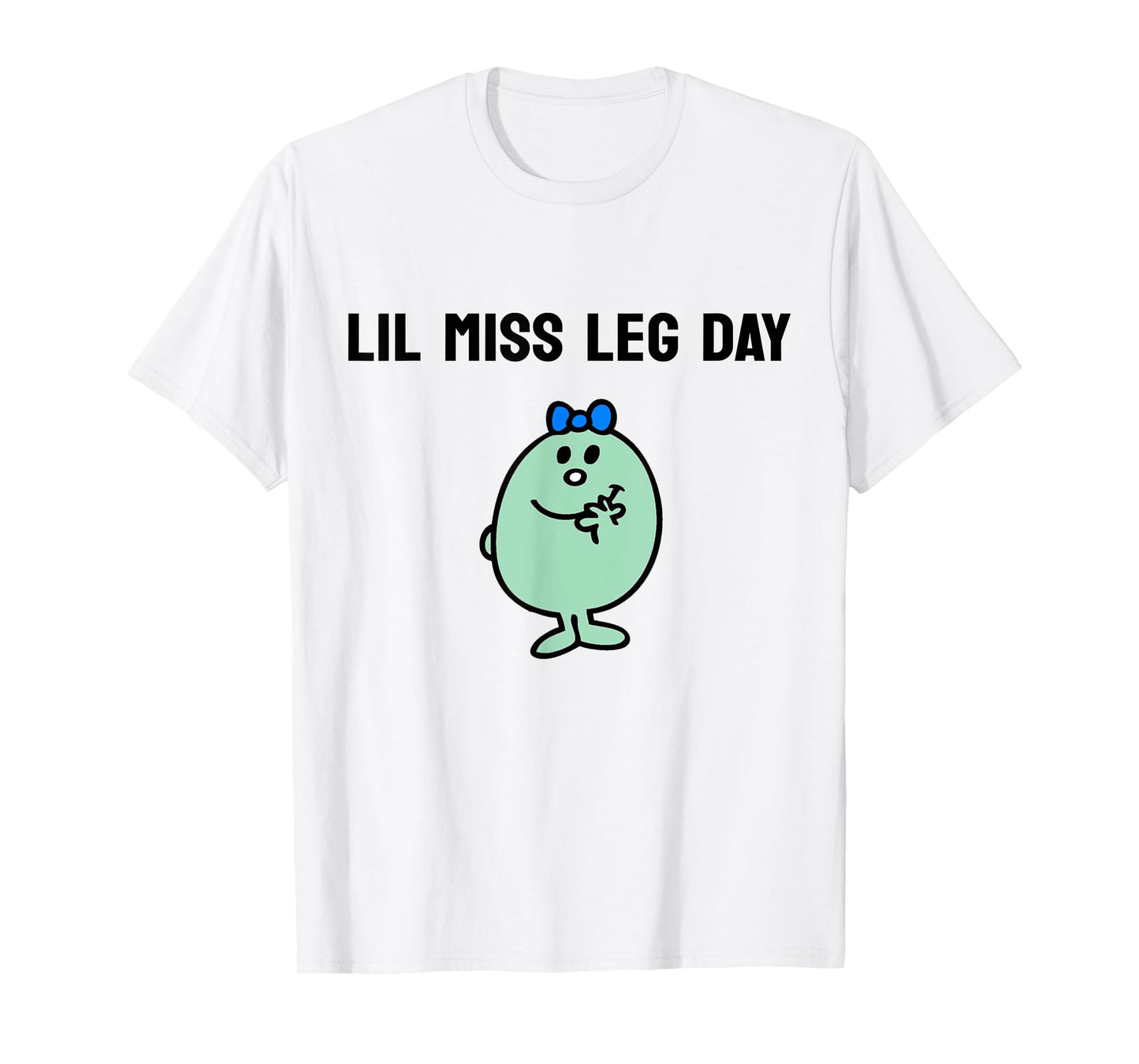 Lil Miss Leg Day Gym Pump Cover Women Oversized Gym Workout T-Shirt