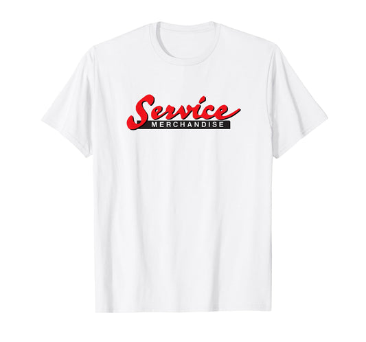 Service Merchandise Classic 1980s Retro Mens Womens Graphic T-Shirt