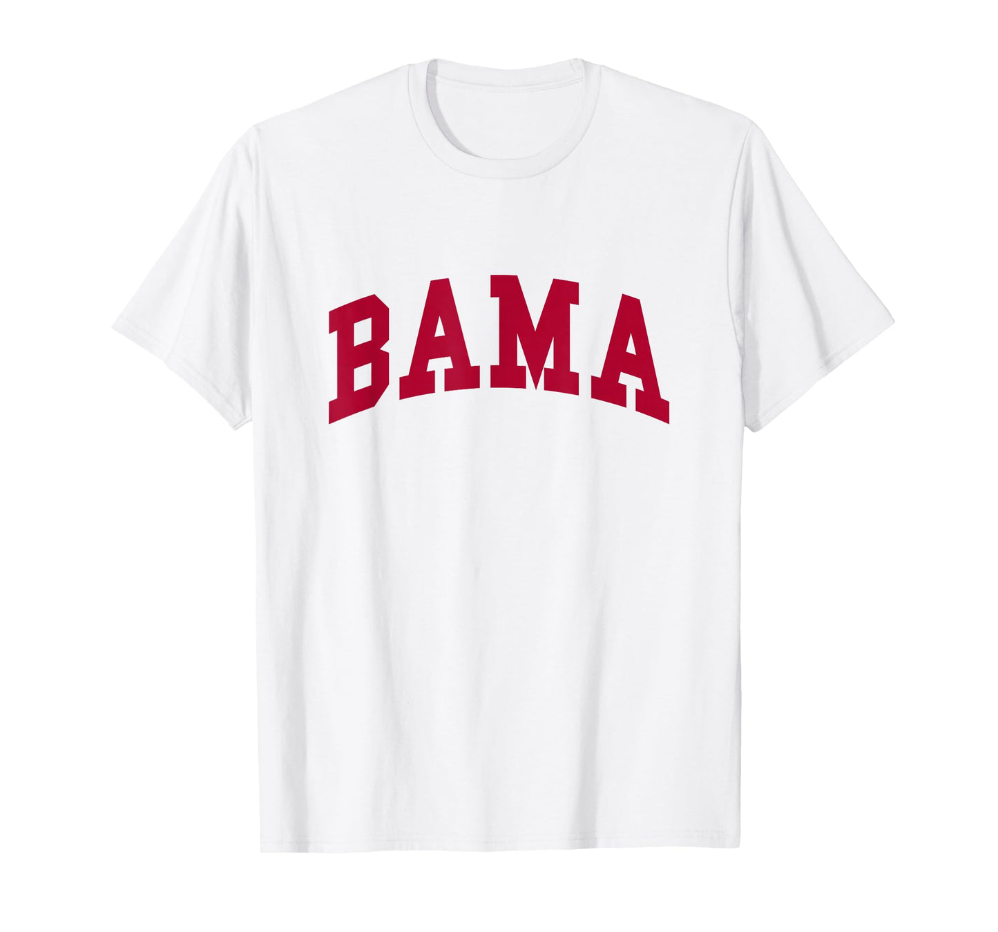 Graphic Apparel Co. - ALABAMA - Unisex Adults - White - Small - Short Sleeve - Classic Fit - Modern - Classic - T-Shirt