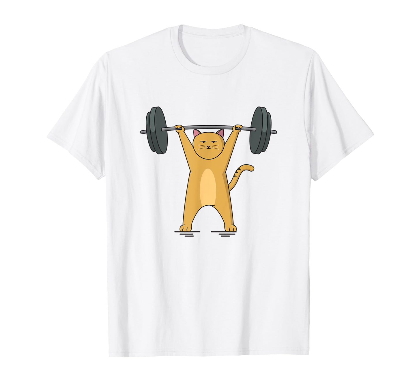 Weightlifting - Cat Barbell T-Shirt