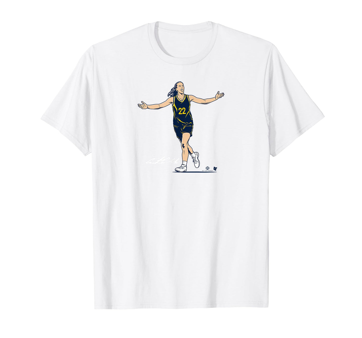 Caitlin Clark: Superstar Pose - Indiana Basketball T-Shirt