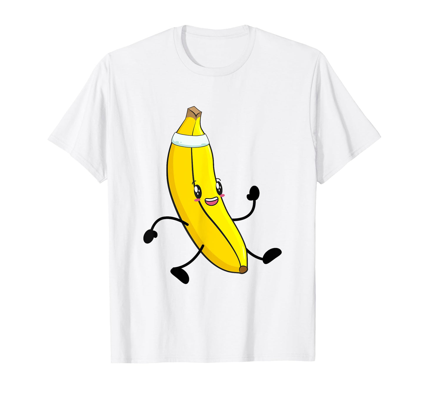 Banana Running Runner Sport Marathon Fitness T-Shirt