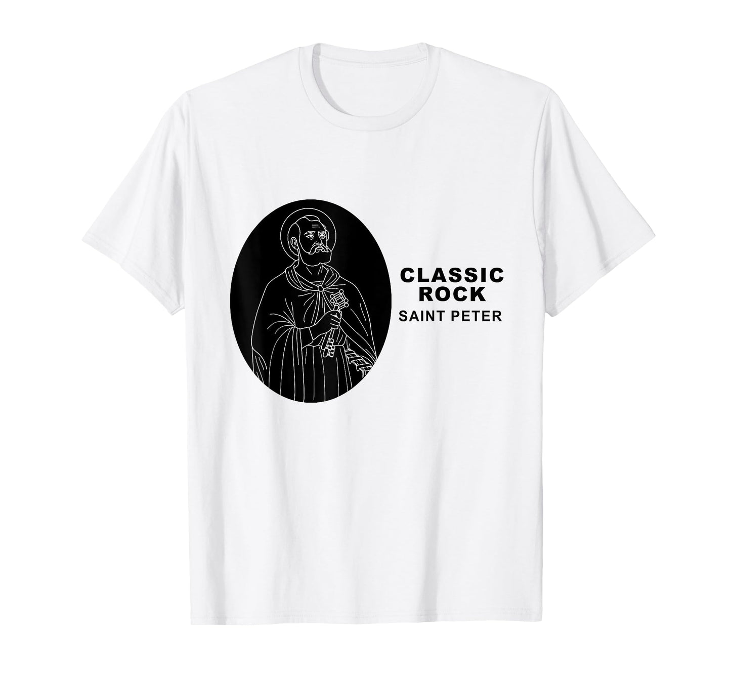 Classic Rock Saint Peter Catholic Saint T-Shirt