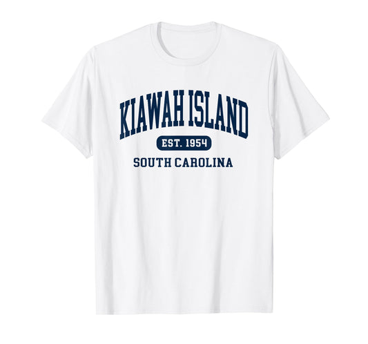 Kiawah Island South Carolina Retro Est 1954 Vintage Souvenir T-Shirt