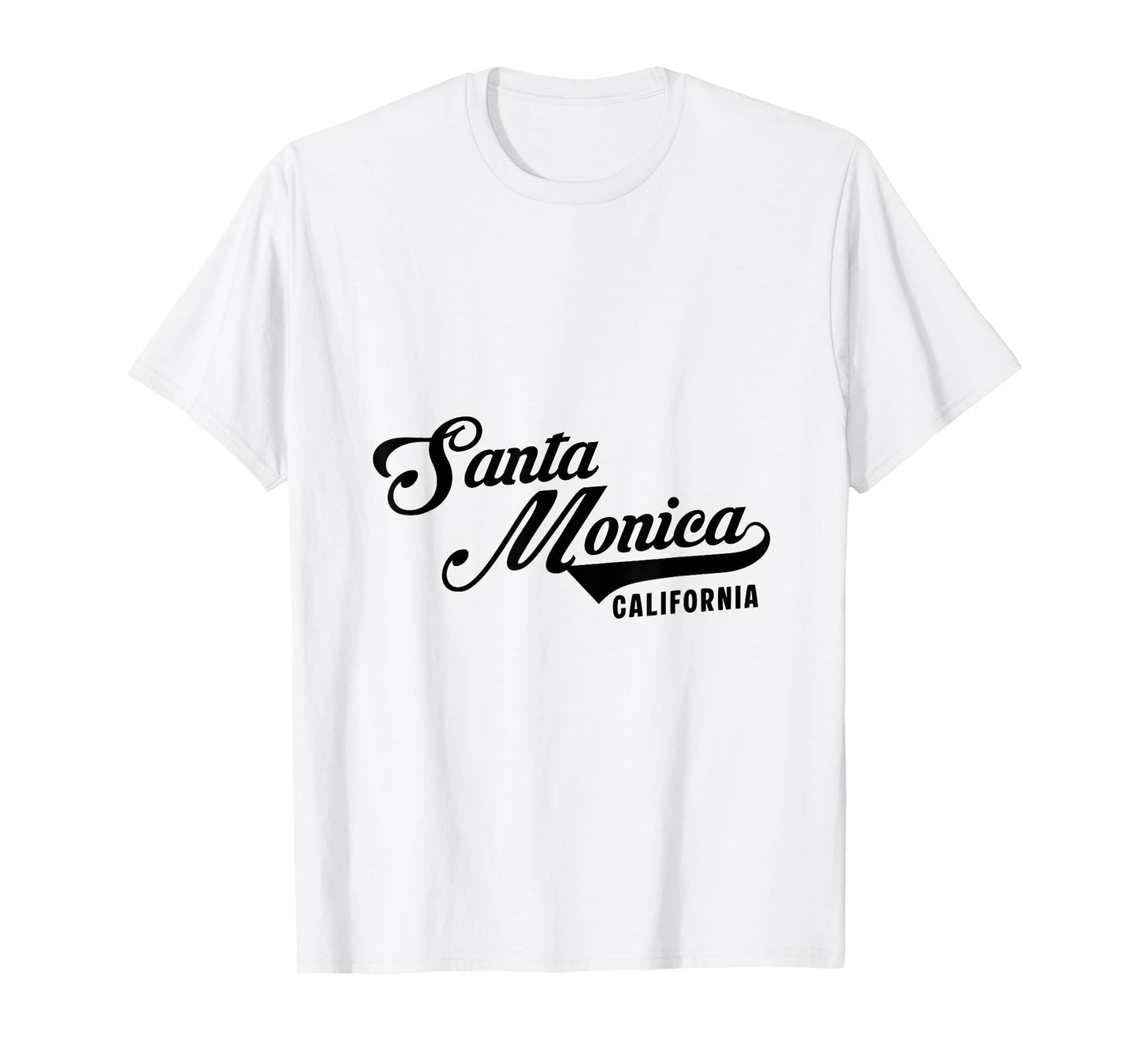 Santa Monica California Suitable for Men Women. T-Shirt