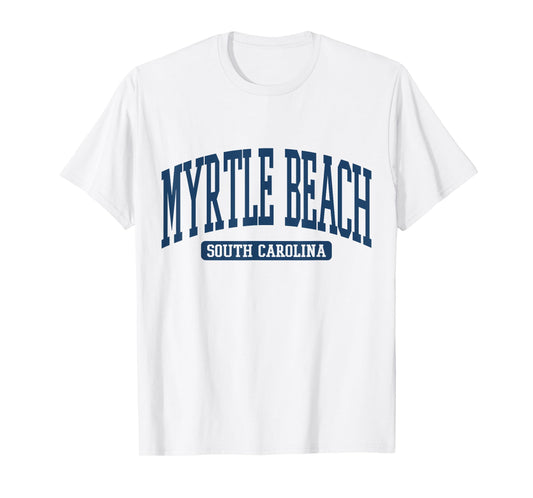 Myrtle Beach South Carolina Souvenir Vintage, Minimalist T-Shirt