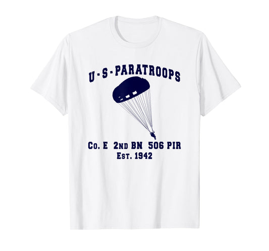 Easy Co. 506th PIR Vintage US Paratrooper PT shirt T-Shirt