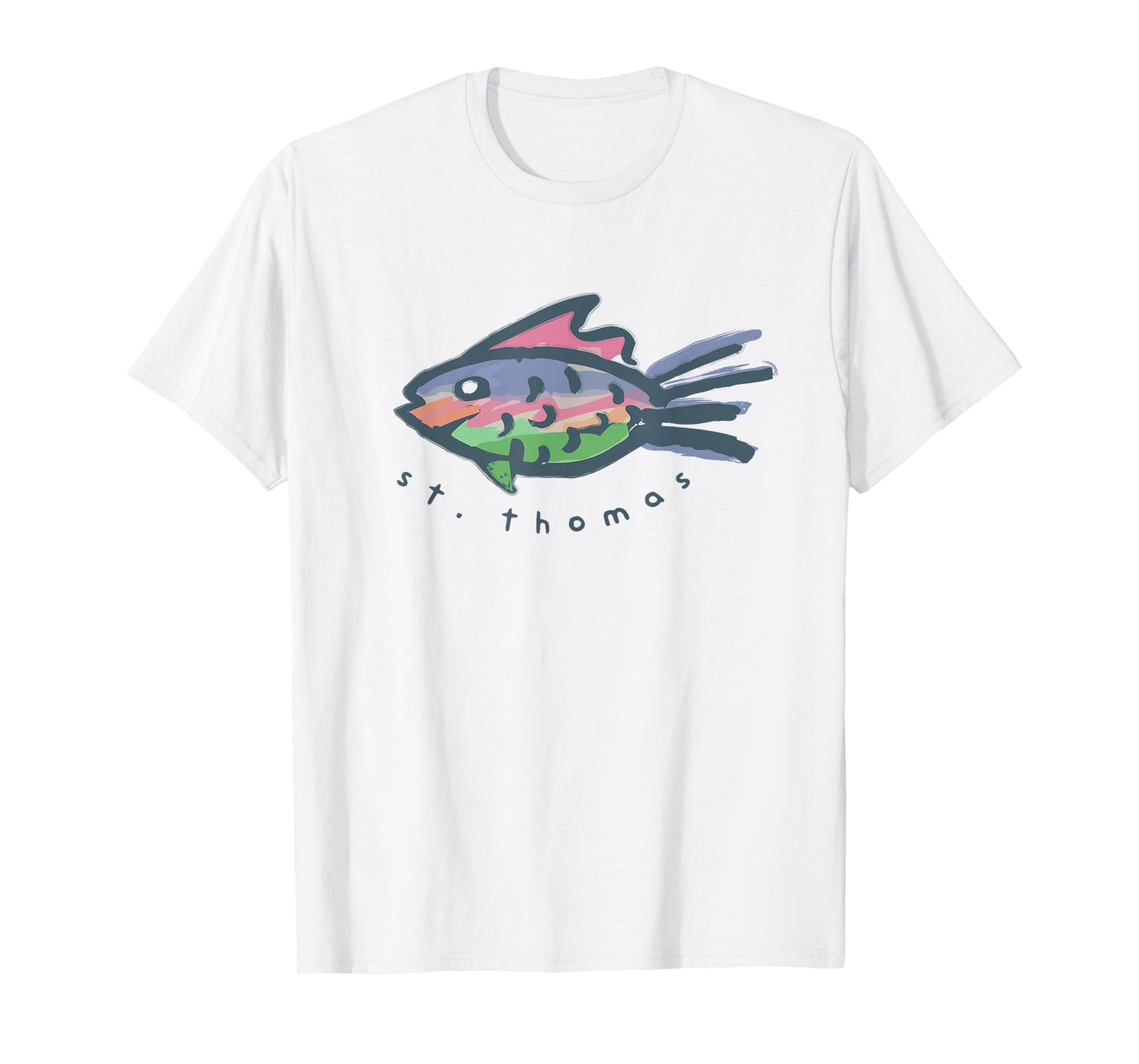 St. Thomas Tropical Fish Graphic T-Shirt