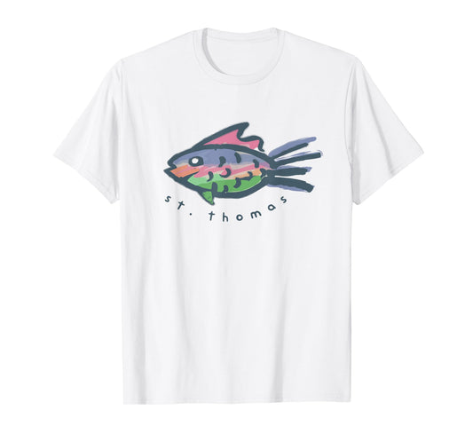 St. Thomas Tropical Fish Graphic T-Shirt