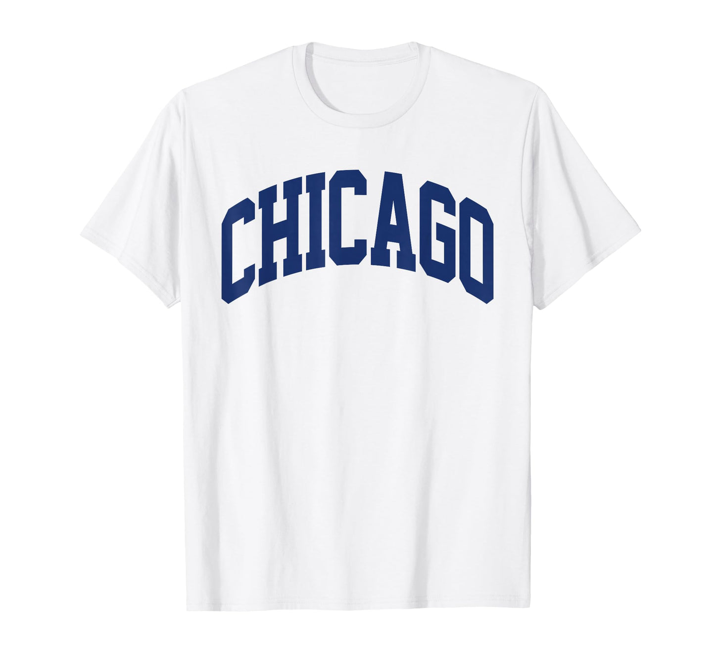 Retro Chicago Throwback Classic Chicago Men Women Blue Tee T-Shirt