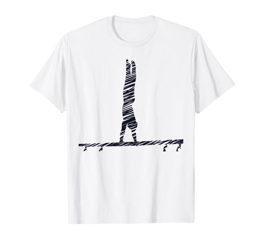 Gymnastics Fan Vintage Design T-Shirt
