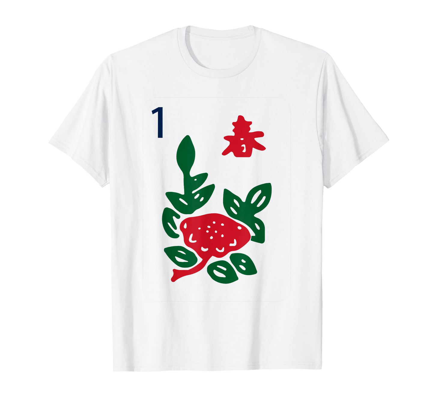 Chinese Mah Jong Seasons Spring Tile Mahjong Costume T-Shirt