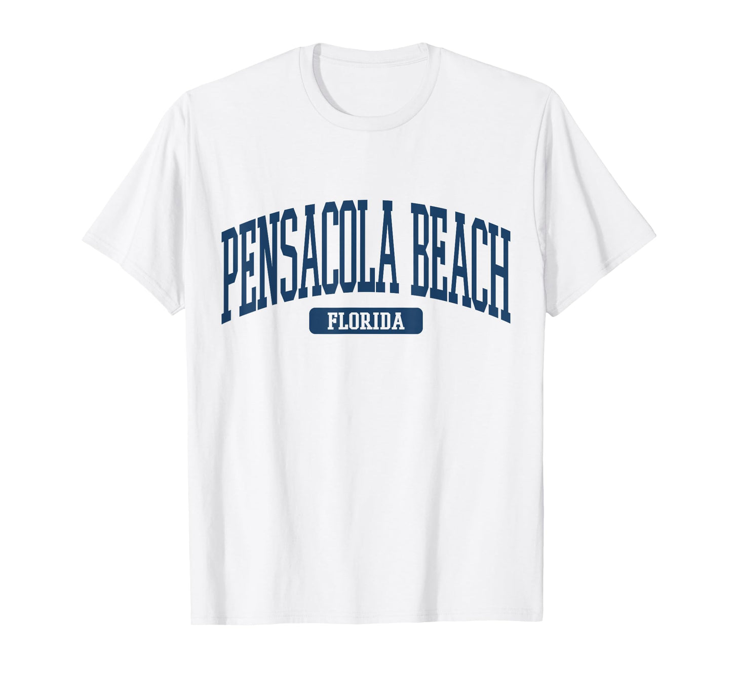 Pensacola Beach Florida Souvenir Beach, Retro, Minimalist T-Shirt