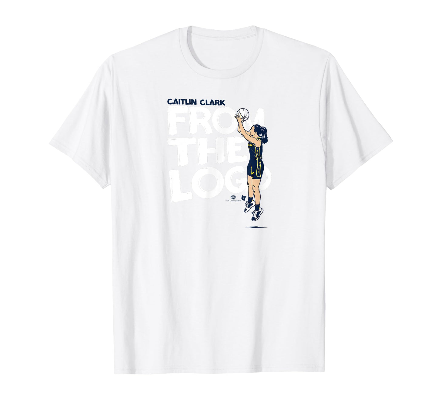 Caitlin Clark: From the Logo - Indiana Basketball T-Shirt
