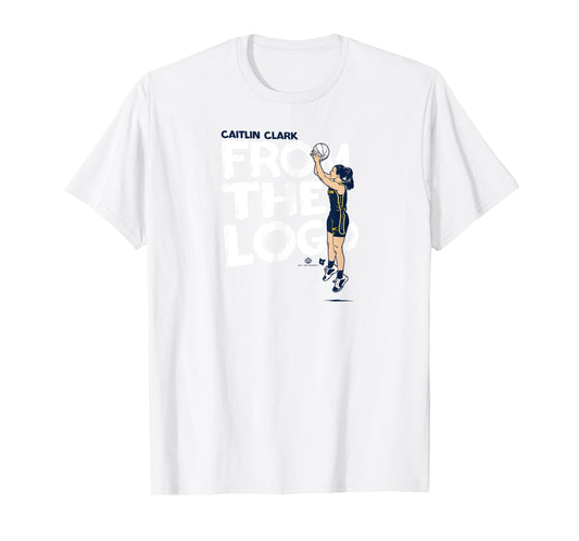 Caitlin Clark: From the Logo - Indiana Basketball T-Shirt