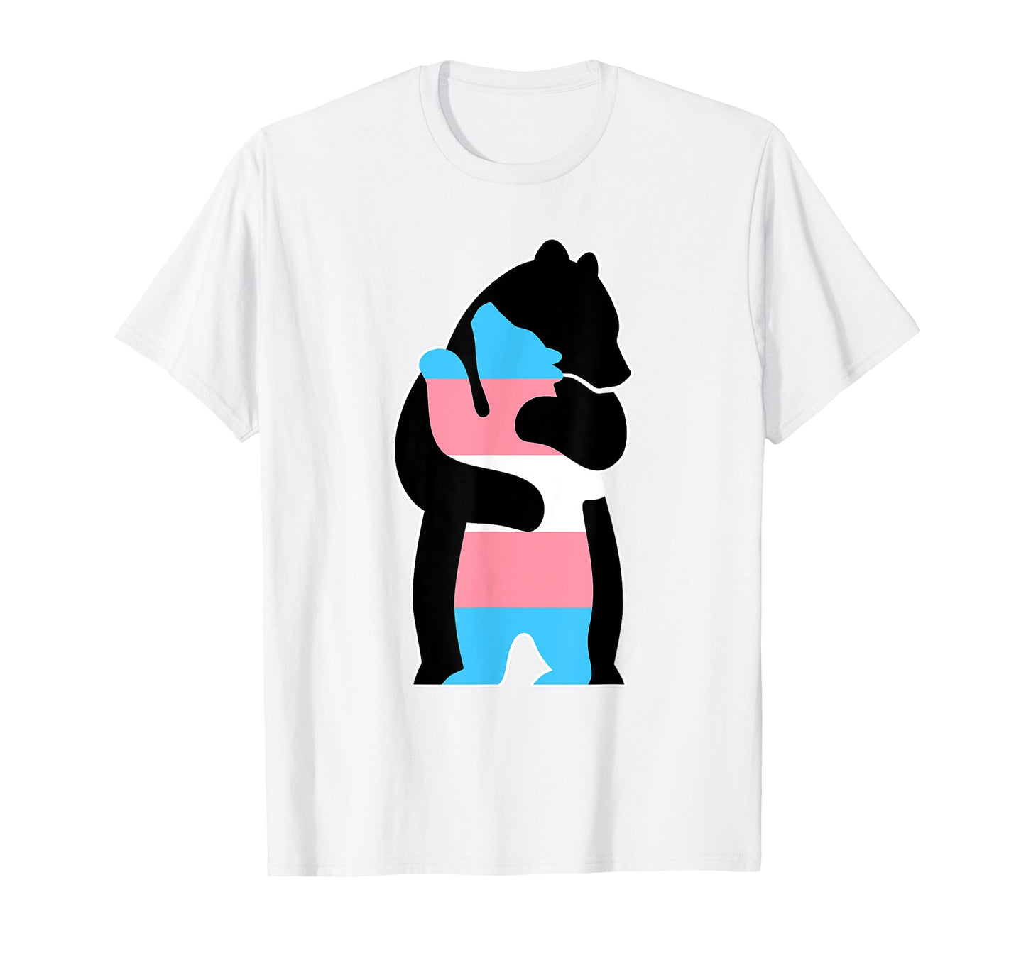 Trans Bear Hug Ally Pride T-Shirt