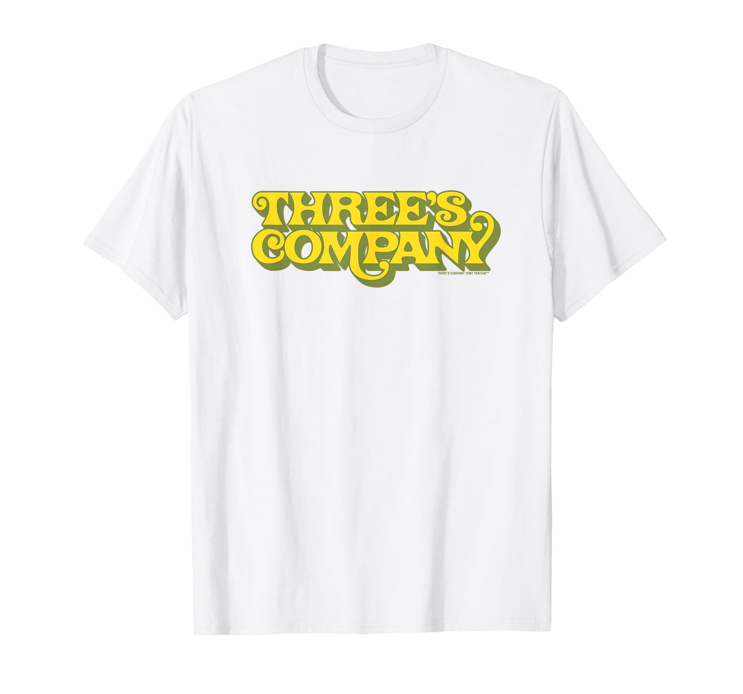 Three's Company Retro Three's Company Show Logo T-Shirt
