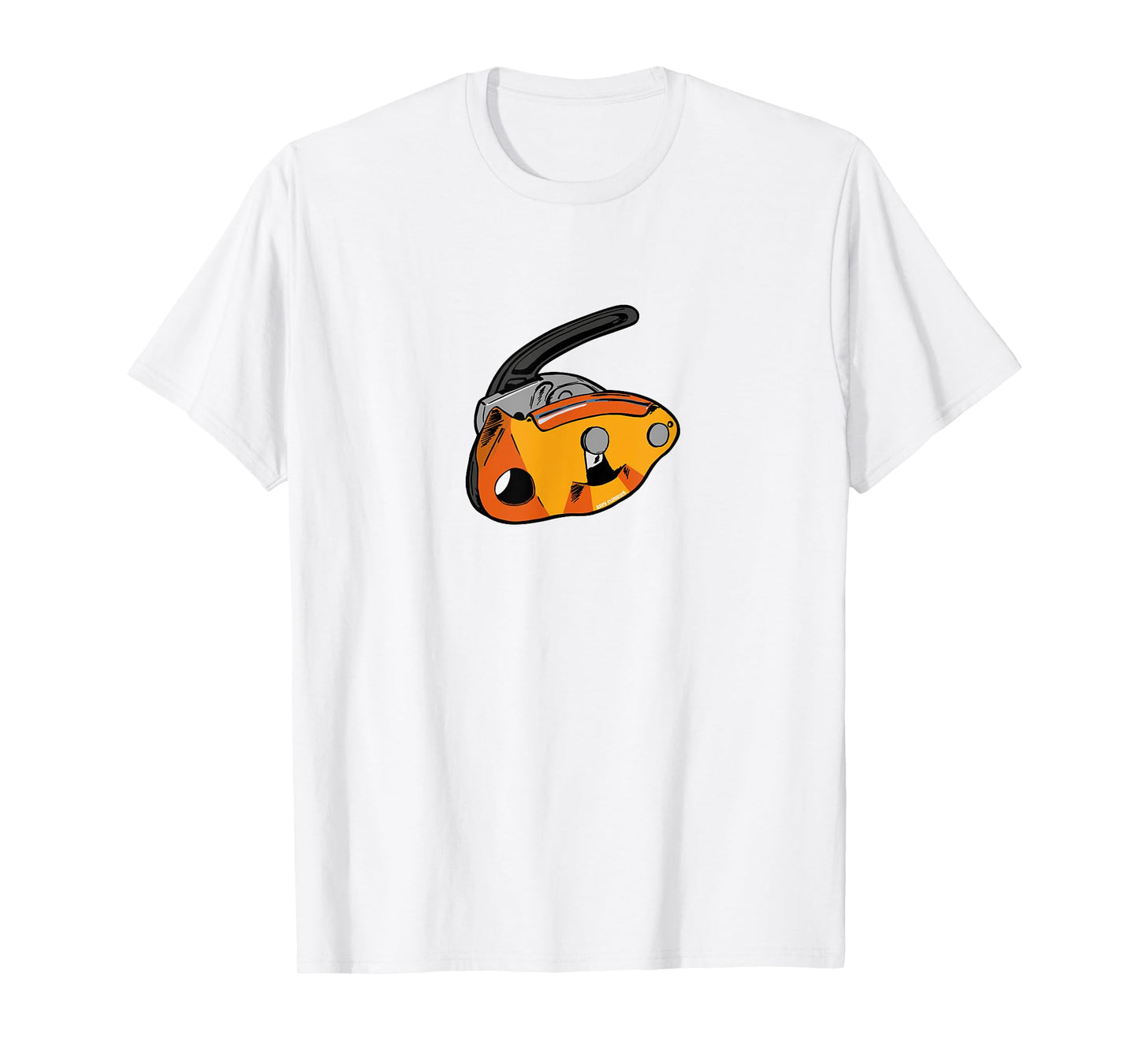 Grigri 2 Petzl orange climbing bouldering belay T-shirt T-Shirt