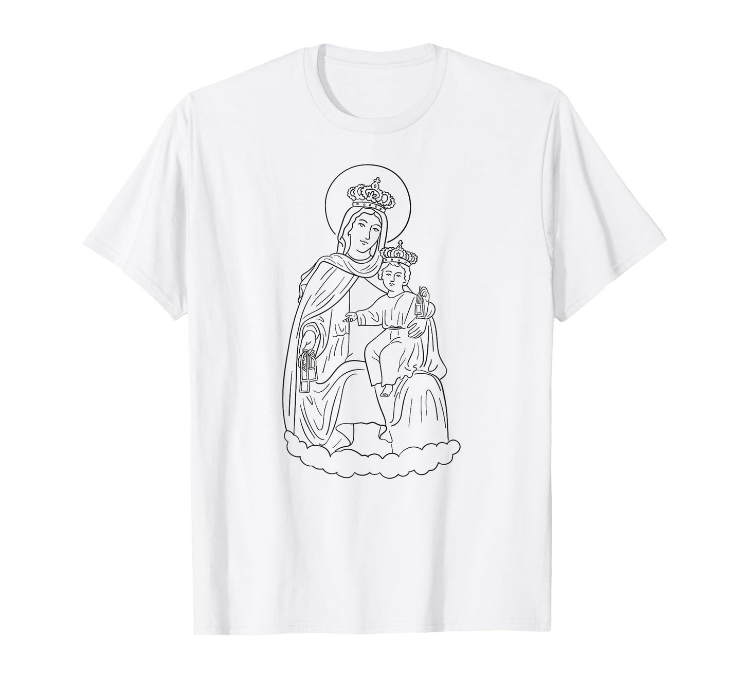 Lady of Mount Carmel - Virgin of Carmel - Virgen del Carmen T-Shirt