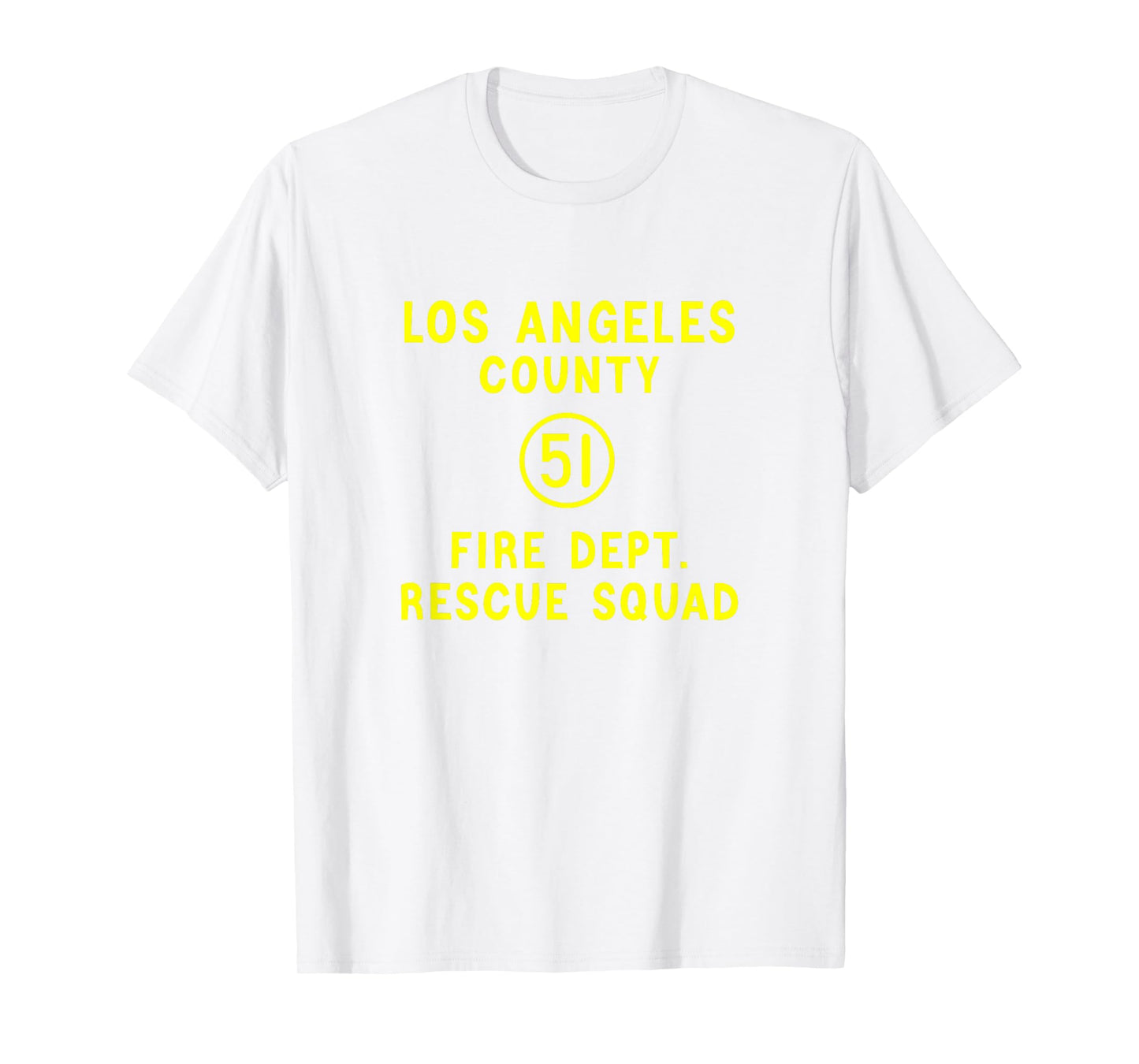 Truck Side 51 Emergency Squad Logo Essential Emergency 51 T-Shirt