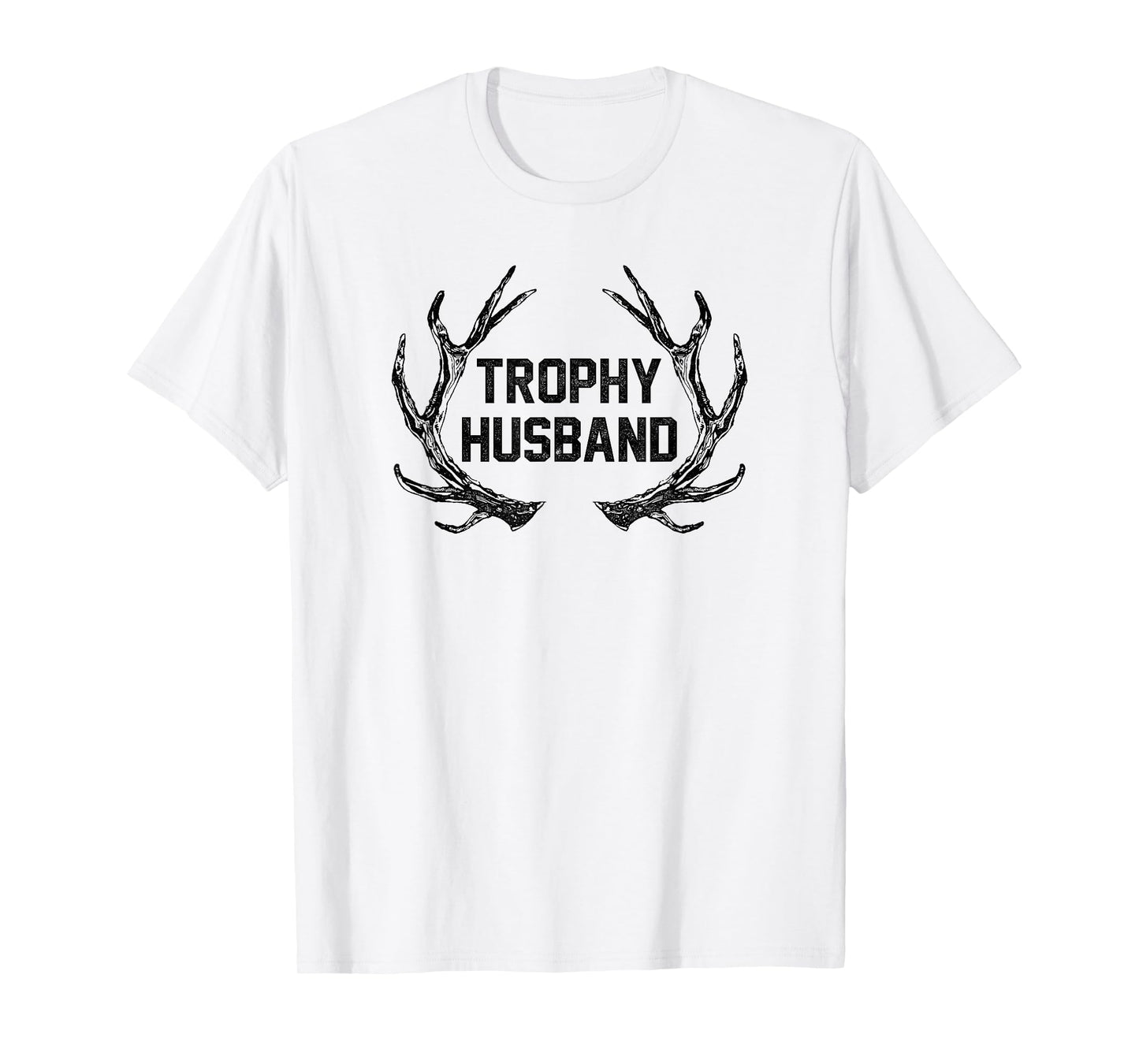 Trendy Trophy Husband Antler Logo T-Shirt