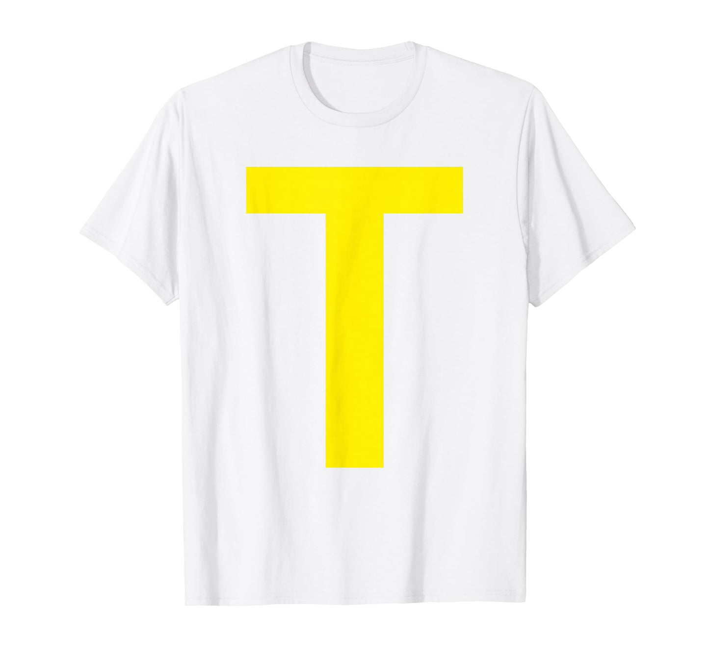 Letter T Funny Chipmunk Group Halloween Thanksgiving Costume T-Shirt